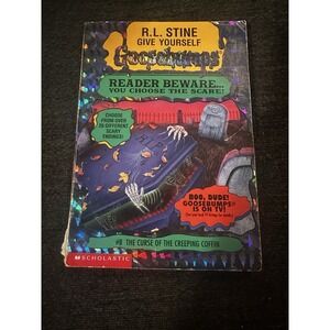 Give Yourself Goosebumps #8 The Curse Of The Creeping Coffin 1996 1st Ed/print